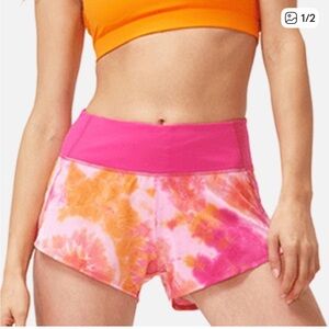 Pink & Orange Tie Die Hudson Short, medium